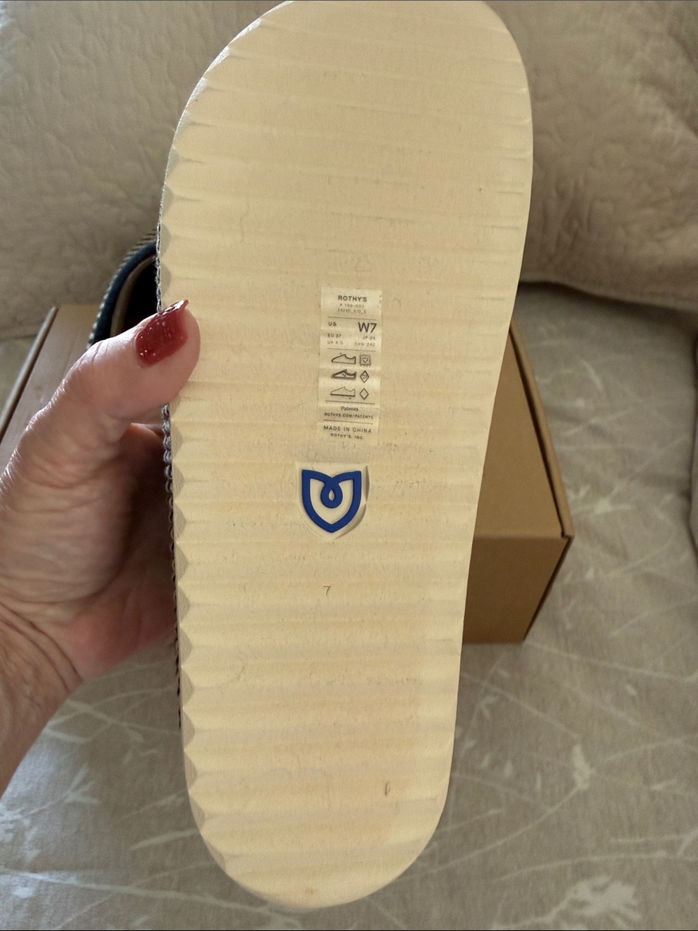 Rothy’s The Hemp Casual Clog Size 7 NWT - Picture 5 of 8